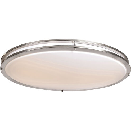 Solero III LED 18 inch Brushed Steel Flush Mount Ceiling Light