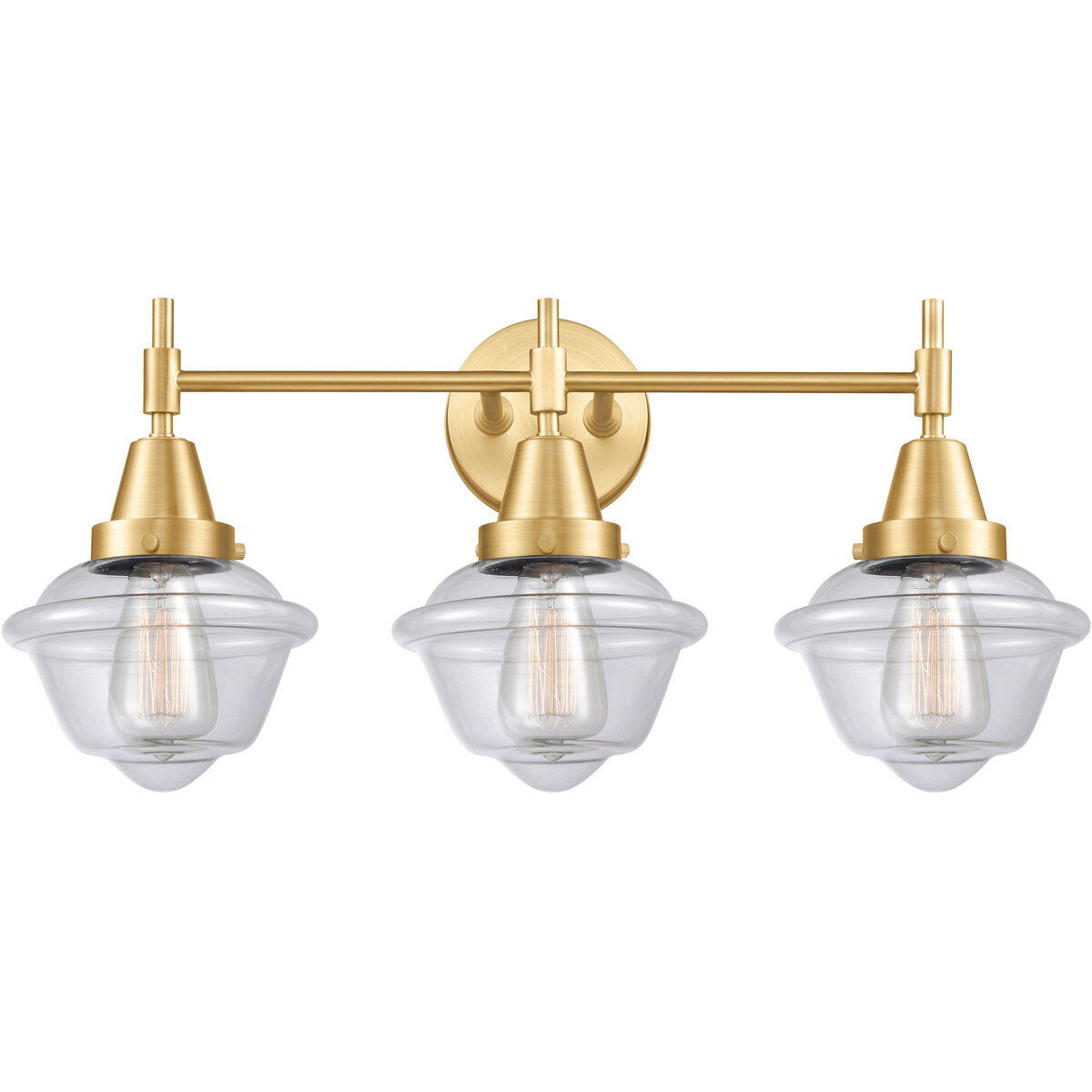 Caden LED 26 inch Satin Gold Bath Vanity Light Wall Light