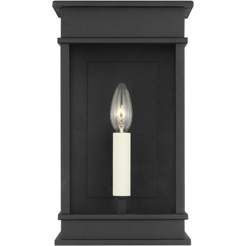 C&M by Chapman & Myers Cupertino 1 Light 13.13 inch Textured Black Outdoor Wall Lantern