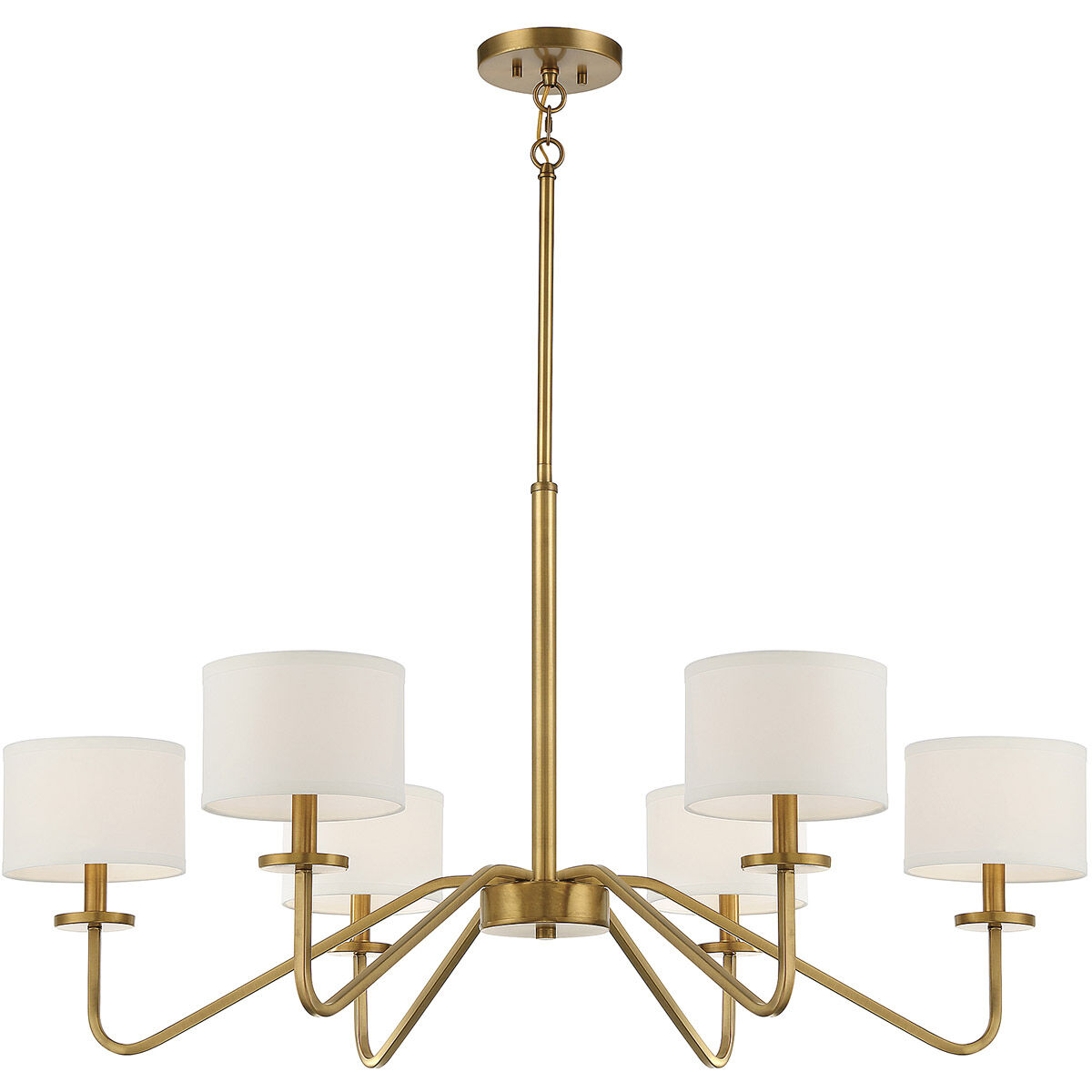 Transitional brass chandelier online