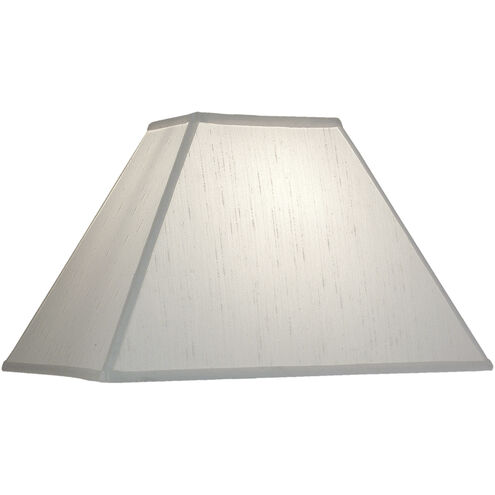 Ellie Global White 10 inch Lampshade, Square