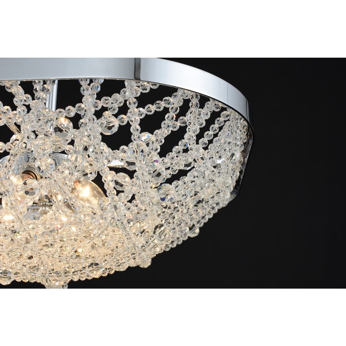 Lana 6 Light 21 inch Chrome Pendant Ceiling Light