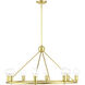 Lansdale 8 Light 34 inch Satin Brass Chandelier Ceiling Light