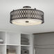 Vistaview 4 Light 21 inch English Bronze Semi-Flush Ceiling Light