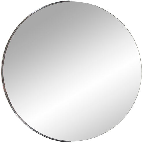 Dante 30 X 30 inch Polished Silver Wall Mirror