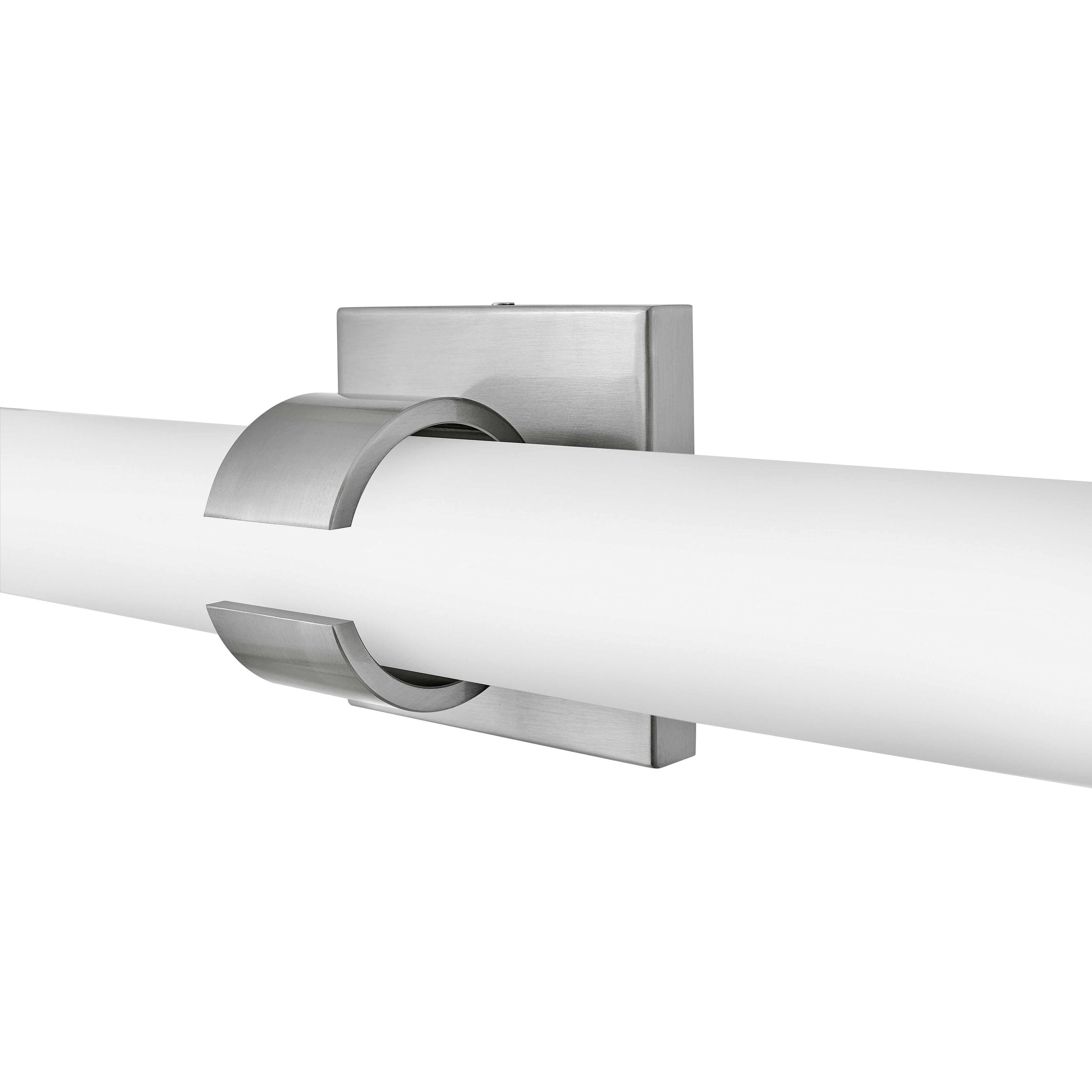 Aiden LED 31 inch Brushed Nickel Vanity Light Wall Light, Vertical