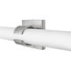 Aiden LED 31 inch Brushed Nickel Vanity Light Wall Light, Vertical