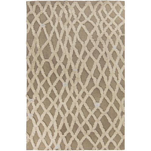 Midelt 132 X 96 inch Khaki, Light Gray, Taupe Rug