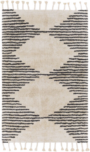 Khemisset 90 X 60 inch Light Grey Rug in 5 x 8, Rectangle