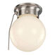 Dash 1 Light 6 inch Rubbed Oil Bronze Flushmount Ceiling Light