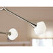 Cassius 8 Light 32 inch Polished Nickel Chandelier Ceiling Light, Convertible
