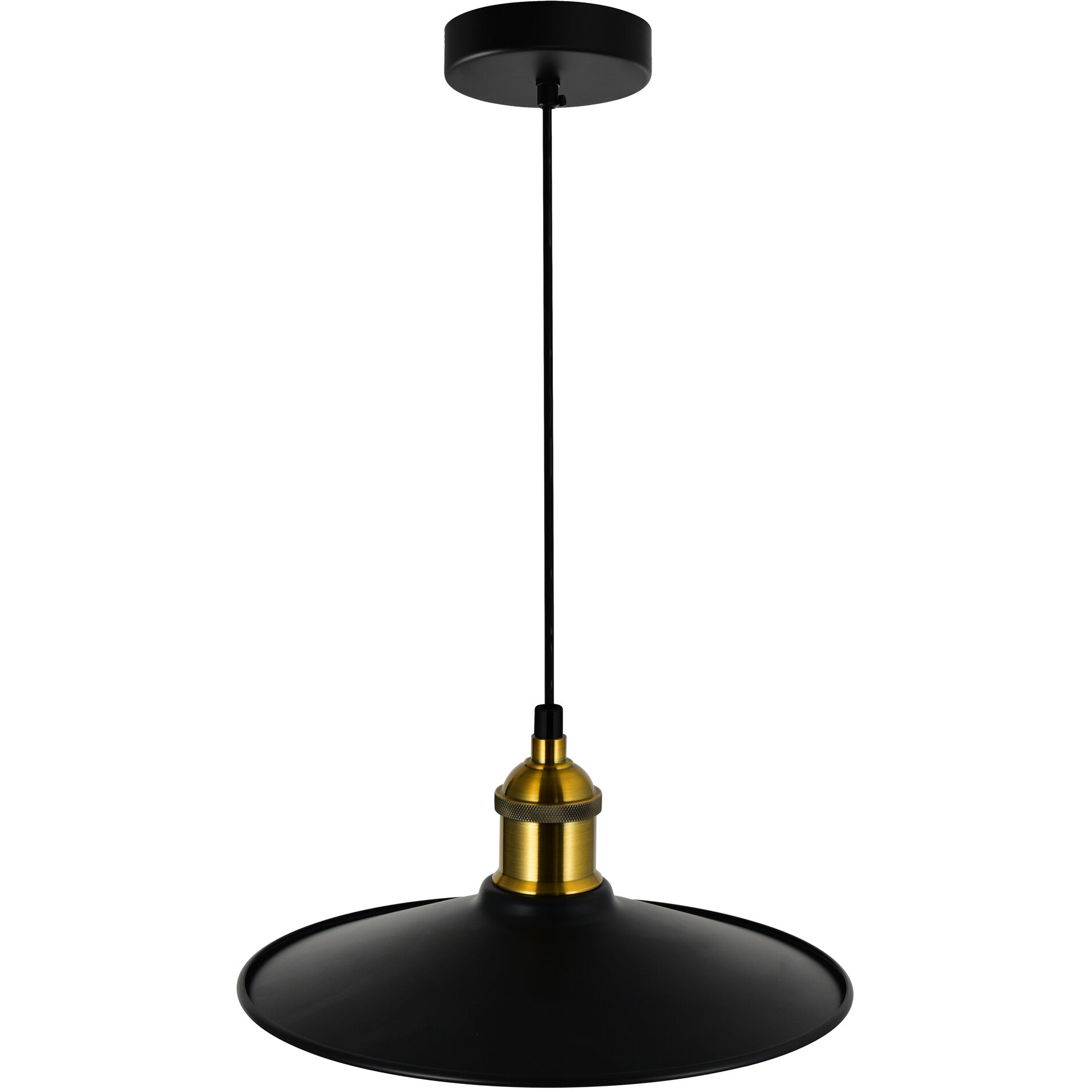 Brave 1 Light 10 inch Black Mini Pendant Ceiling Light