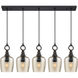 Kendrick 5 Light 43 inch Western Bronze Island Chandelier Ceiling Light 