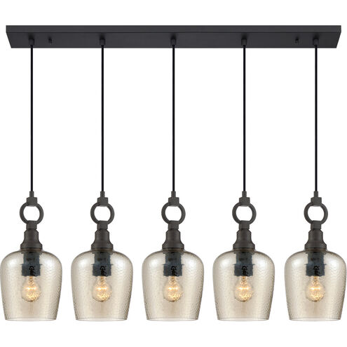 Kendrick 5 Light 43 inch Western Bronze Island Chandelier Ceiling Light