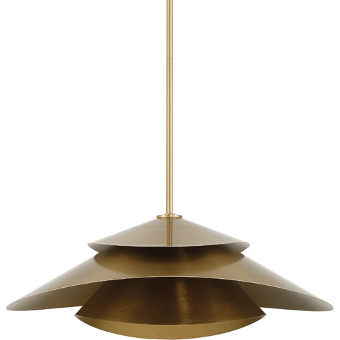 Hiro 1 Light 20 inch Alturas Gold Pendant Ceiling Light, Extra Large