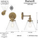Barwell 1 Light 10 inch Oxidized Aged Brass Bath Vanity Light Wall Light