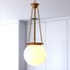 Kent 1 Light 11.75 inch Muted Brass Pendant Ceiling Light