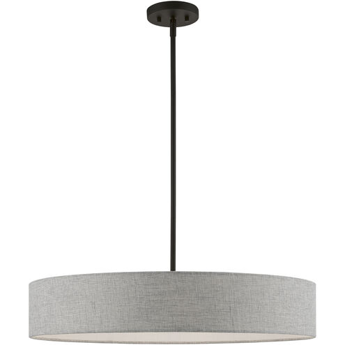 Elmhurst 5 Light 26 inch Black Pendant Ceiling Light, Large