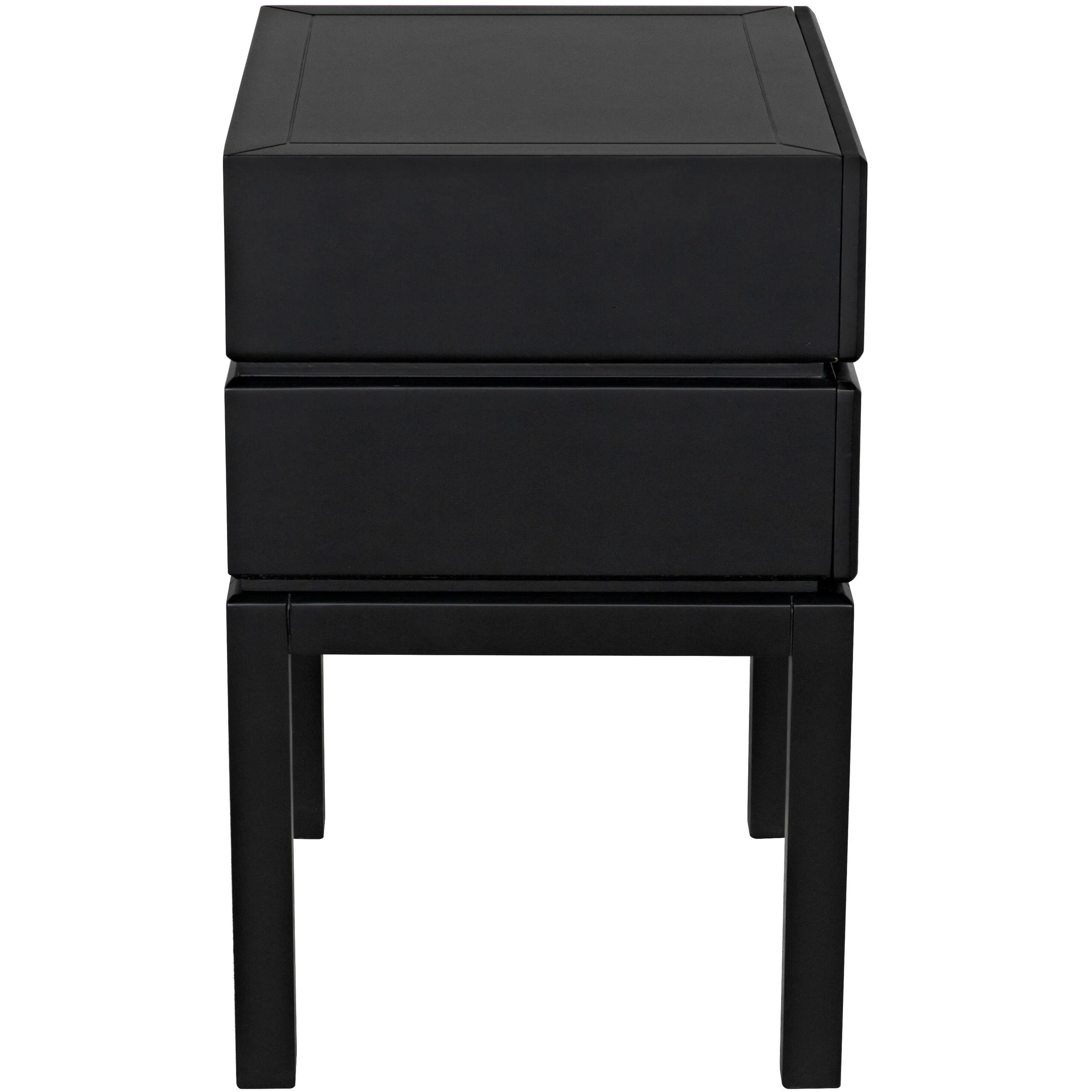 Andras 28 X 24 inch Black Side Table