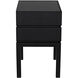 Andras 28 X 24 inch Black Side Table