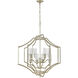 Cheswick 8 Light 36 inch German Silver Chandelier Ceiling Light