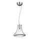 Bloor 1 Light 10 inch Chrome Pendant Ceiling Light, Small