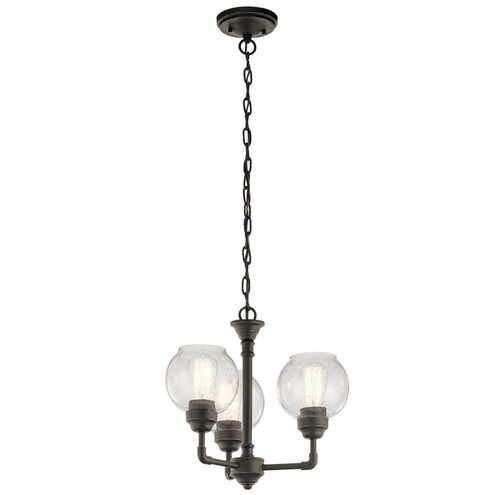 Niles 3 Light 16 inch Olde Bronze Chandelier/Semi Flush Ceiling Light