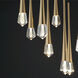 Pierce LED 24.75 inch Gold Multi-Light Pendant Ceiling Light