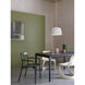 Taiko 1 Light 11.81 inch Matte White Interior Pendant Light Ceiling Light