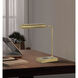 Delray 18 inch 12.00 watt Antique Brass Table Lamp Portable Light