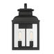 Milton 2 Light 19 inch Black Outdoor Wall Lantern