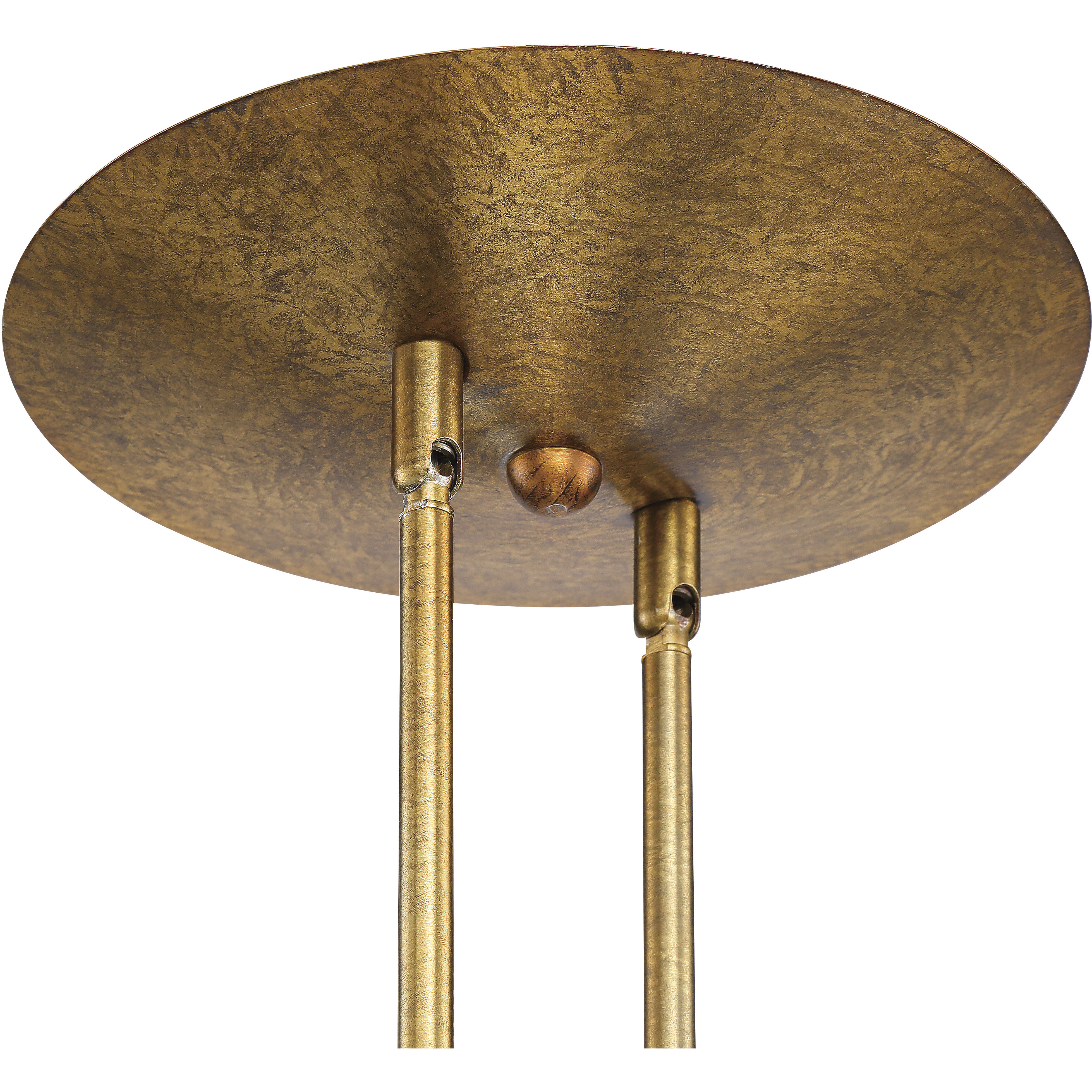 Orion 6 Light 45.25 inch Patina Aged Brass Island Light Ceiling Light