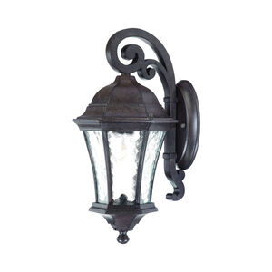Waverly 1 Light 17 inch Black Coral Exterior Wall Mount
