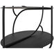 Rain 86 X 31 X 31 inch Matte Black Shelf