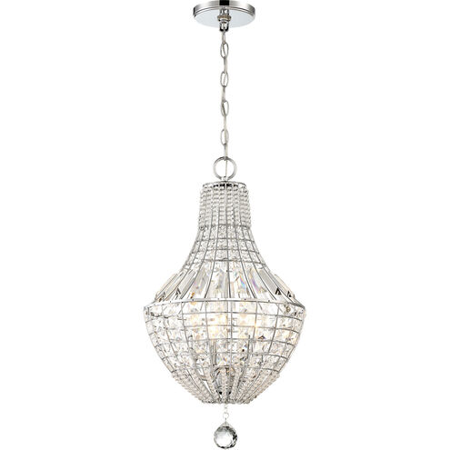 Braiden 4 Light 13 inch Chrome Pendant Ceiling Light