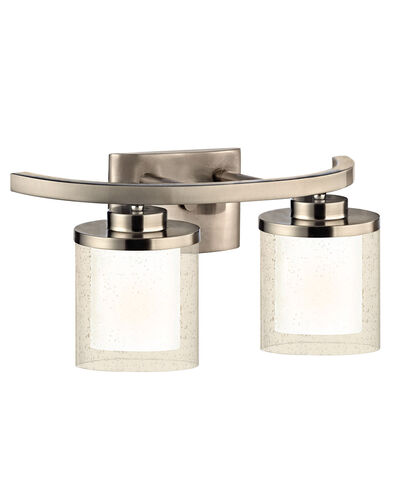 Horizon 2 Light 16 inch Satin Nickel Bath Vanity Wall Light