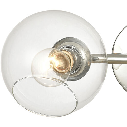 Claro 2 Light 16 inch Polished Chrome Vanity Light Wall Light