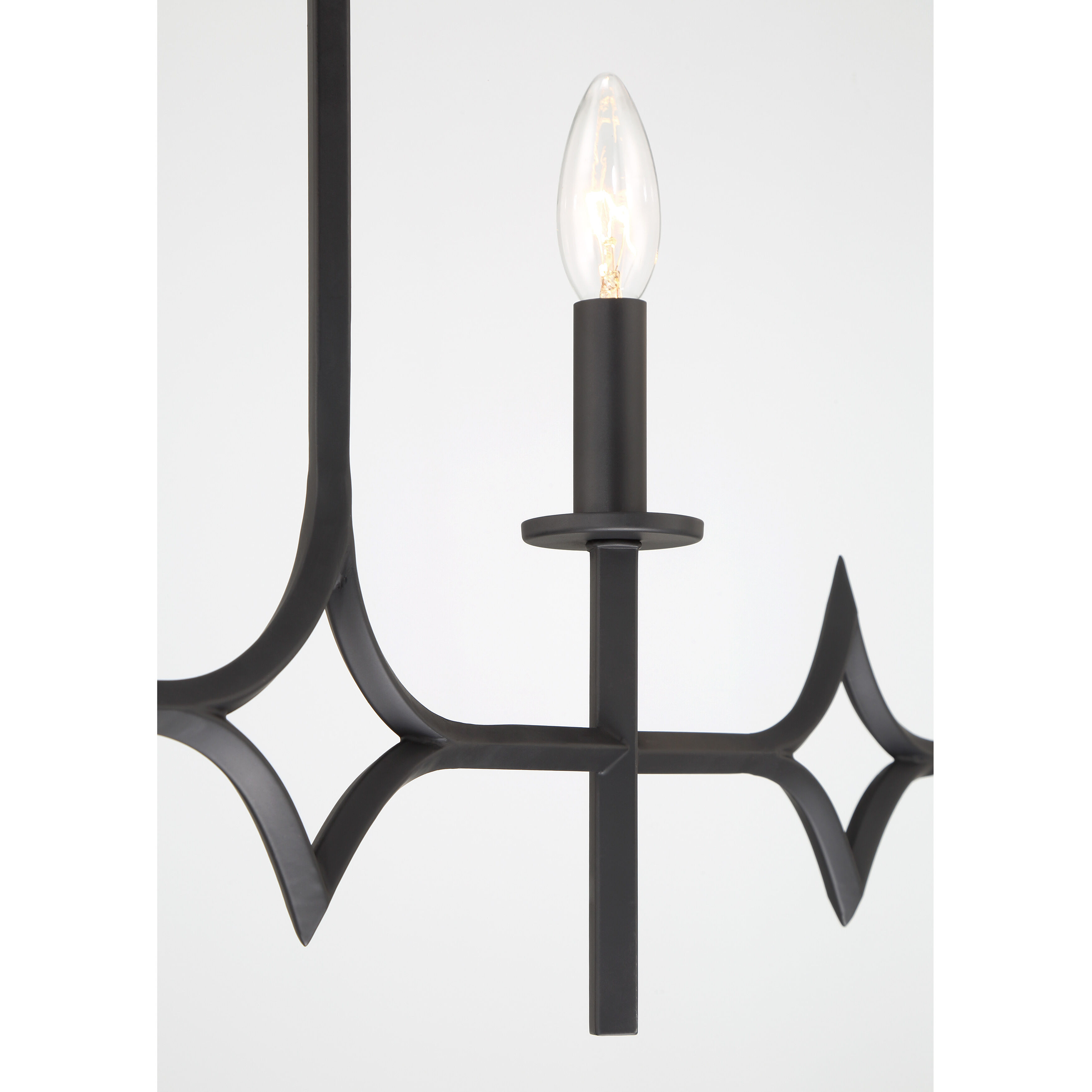 Muncie 4 Light Coal Island Light Ceiling Light