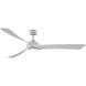 Wrap Custom 1 Light Matte White Fan Light