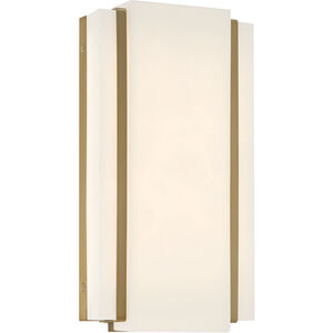 Tanzac LED 8.5 inch Soft Brass Wall Mount Wall Light