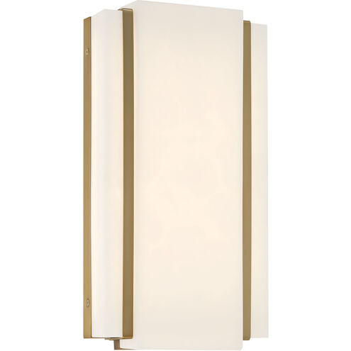 Tanzac LED 8.5 inch Soft Brass Wall Mount Wall Light