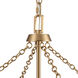 Emmett 4 Light 17 inch Brushed Gold Pendant Ceiling Light