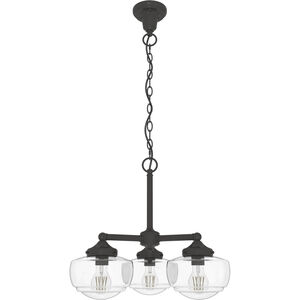 Saddle Creek 3 Light 20 inch Noble Bronze Chandelier Ceiling Light