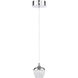 Arika LED 5.5 inch Chrome Pendant Ceiling Light
