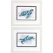 Waterside Collection Blue Framed Art