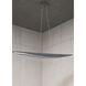 Pinkerton LED 51 inch Matte Black Horizontal Pendant Ceiling Light