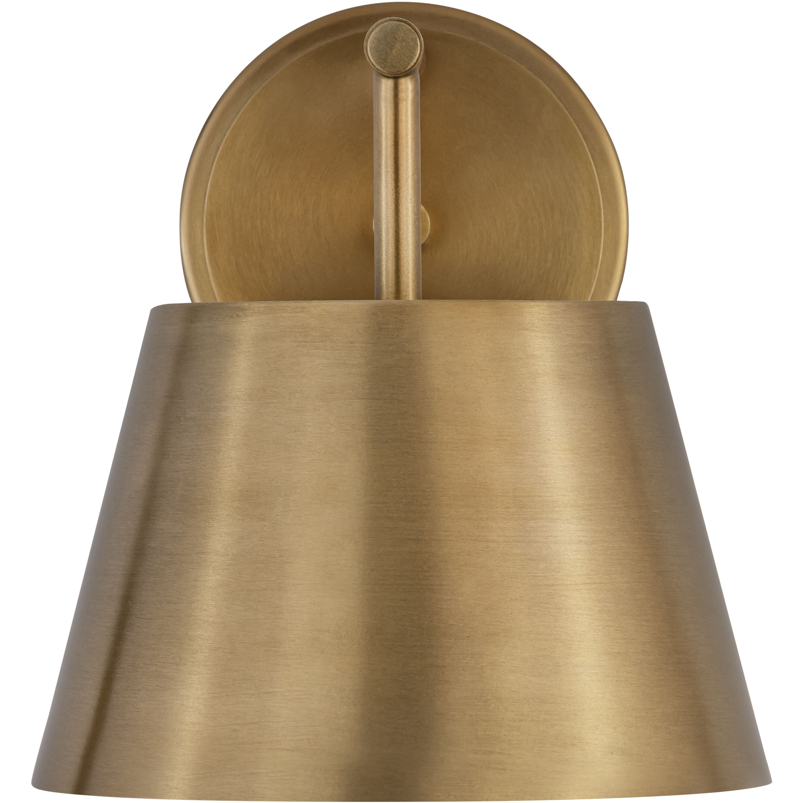 Lilly 1 Light 8 inch Rubbed Brass Wall Sconce Wall Light