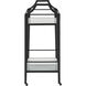 Torrey Black/White Bar Cart