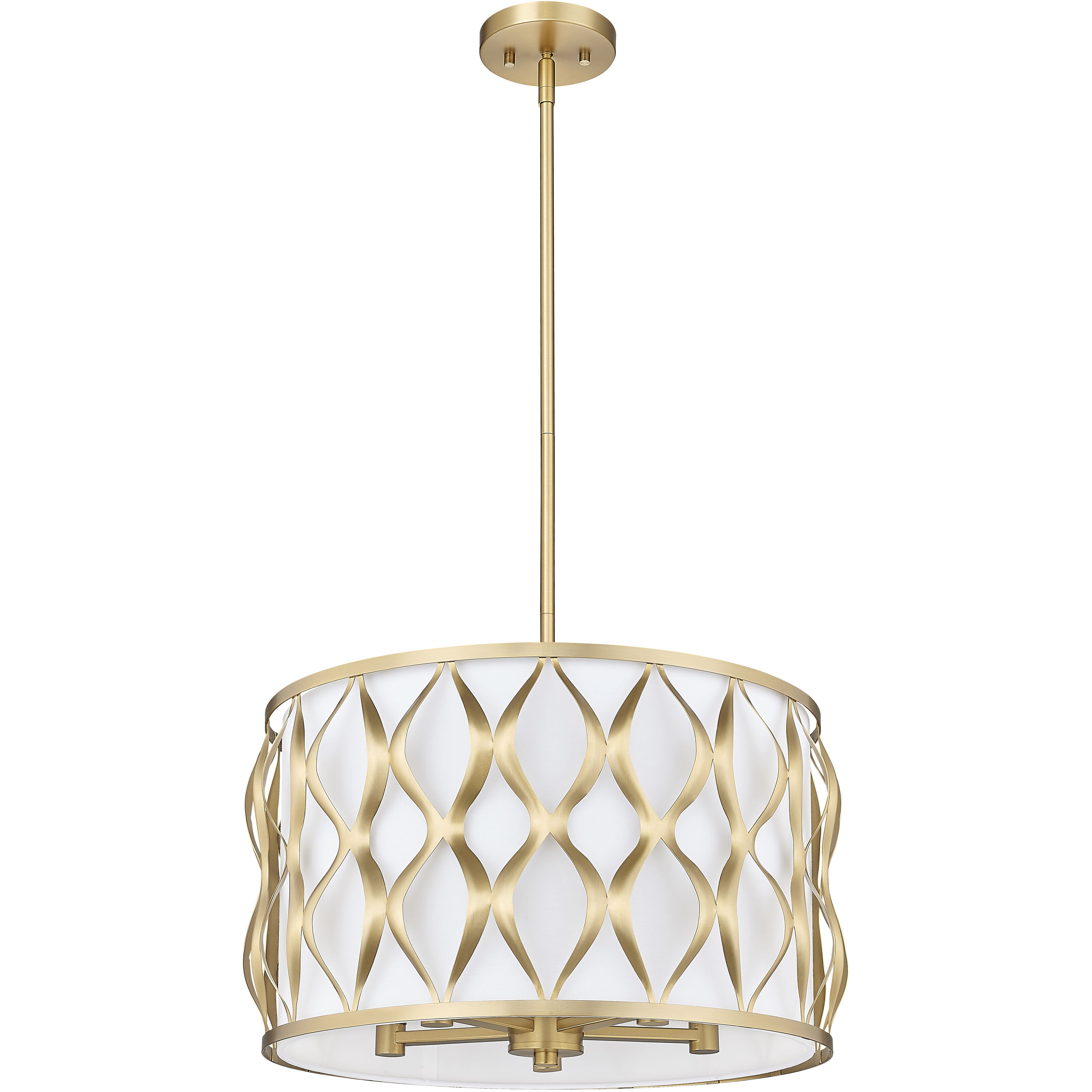 Harden 5 Light 18.25 inch Modern Gold Pendant Ceiling Light