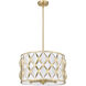 Harden 5 Light 18.25 inch Modern Gold Pendant Ceiling Light